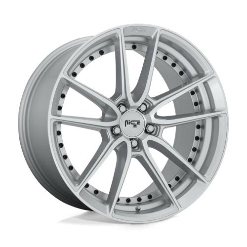 Niche 1PC M221 DFS GLOSS SILVER MACHINED 18X8