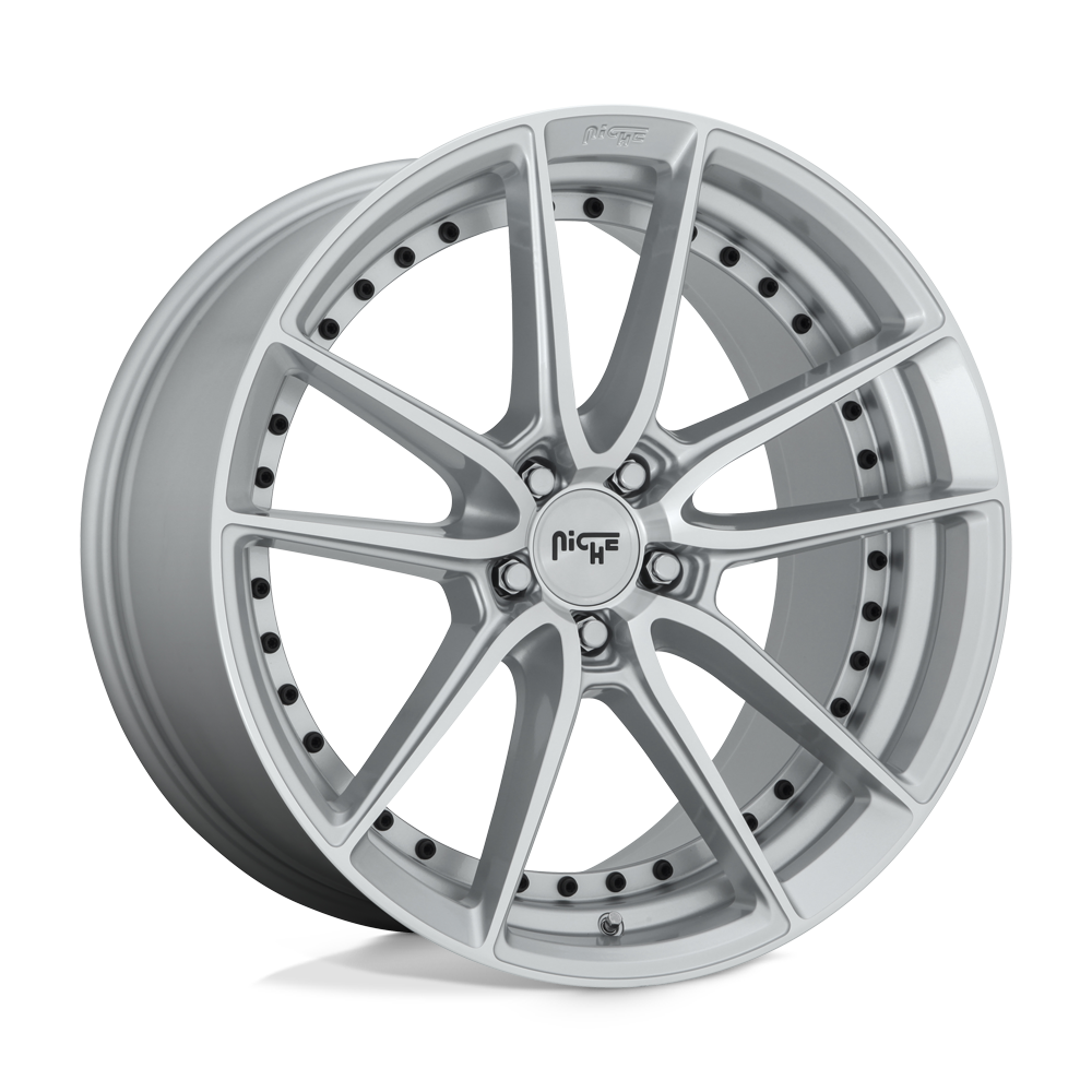Niche 1PC M221 DFS GLOSS SILVER MACHINED 18X8