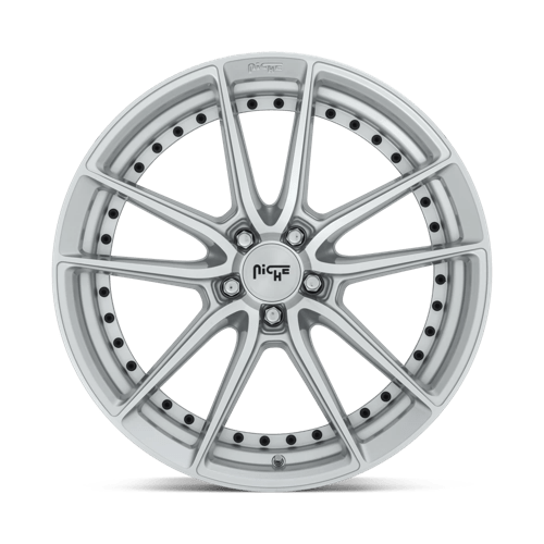 Niche 1PC M221 DFS GLOSS SILVER MACHINED 18X8