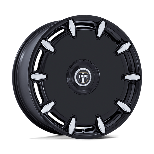 DUB 1PC DC271 CHEEF GLOSS BLACK MILLED 26X10