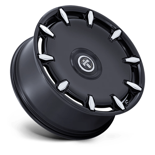 DUB 1PC DC271 CHEEF GLOSS BLACK MILLED 24X9
