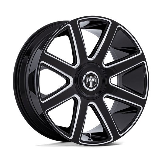 DUB 1PC DC273 PULL GLOSS BLACK MILLED 26X10