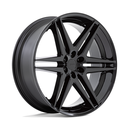 DUB 1PC S268 DIRTY DOG ALL GLOSSY BLACK 26X10