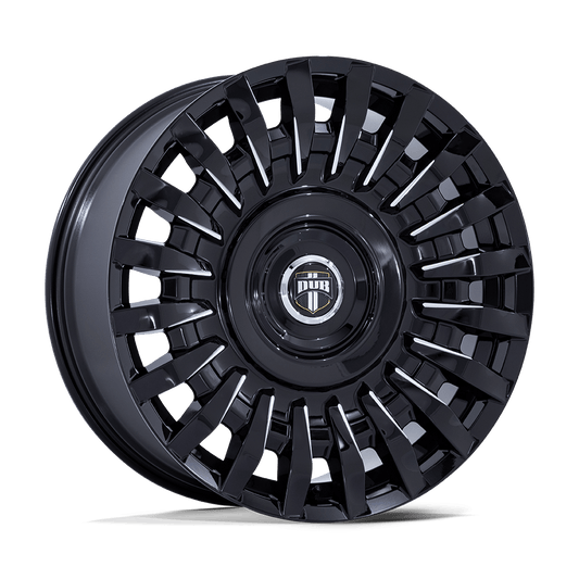 DUB 1PC DC272 HONCHO GLOSS BLACK MILLED 24X9