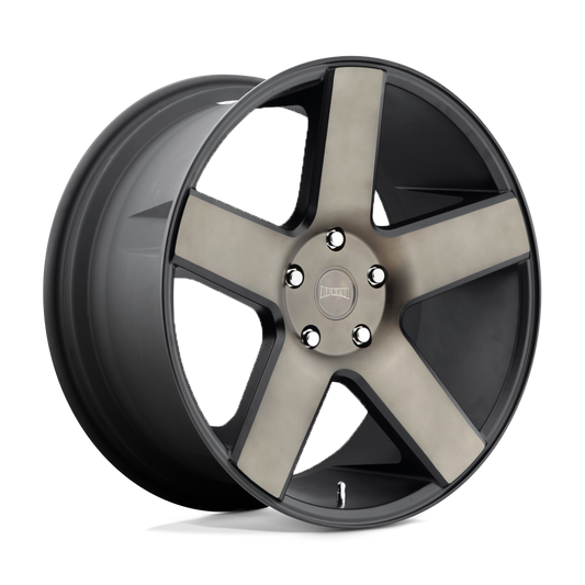 DUB 1PC S116 BALLER MATTE BLACK DOUBLE DARK TINT 20X9.5