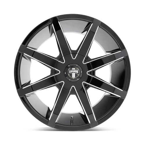DUB 1PC S109 PUSH GLOSS BLACK MILLED 20X8.5
