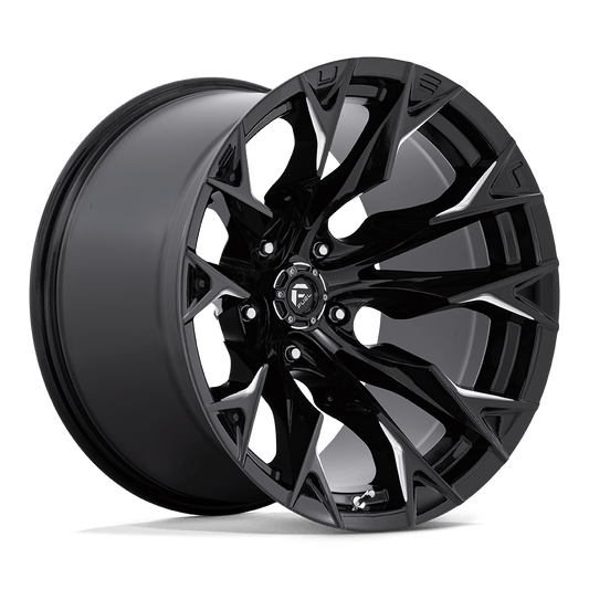 Fuel 1PC D803 FLAME GLOSS BLACK MILLED 20X12