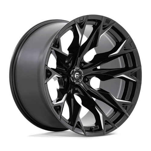 Fuel 1PC D803 FLAME GLOSS BLACK MILLED 22X12