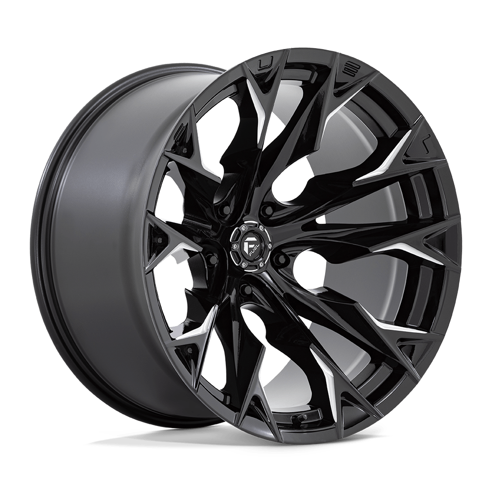 Fuel 1PC D803 FLAME GLOSS BLACK MILLED 22X12