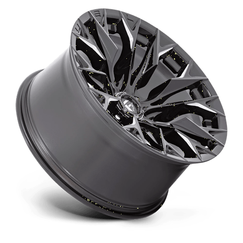 Fuel 1PC D803 FLAME GLOSS BLACK MILLED 20X10