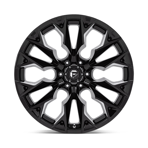 Fuel 1PC D803 FLAME GLOSS BLACK MILLED 22X12