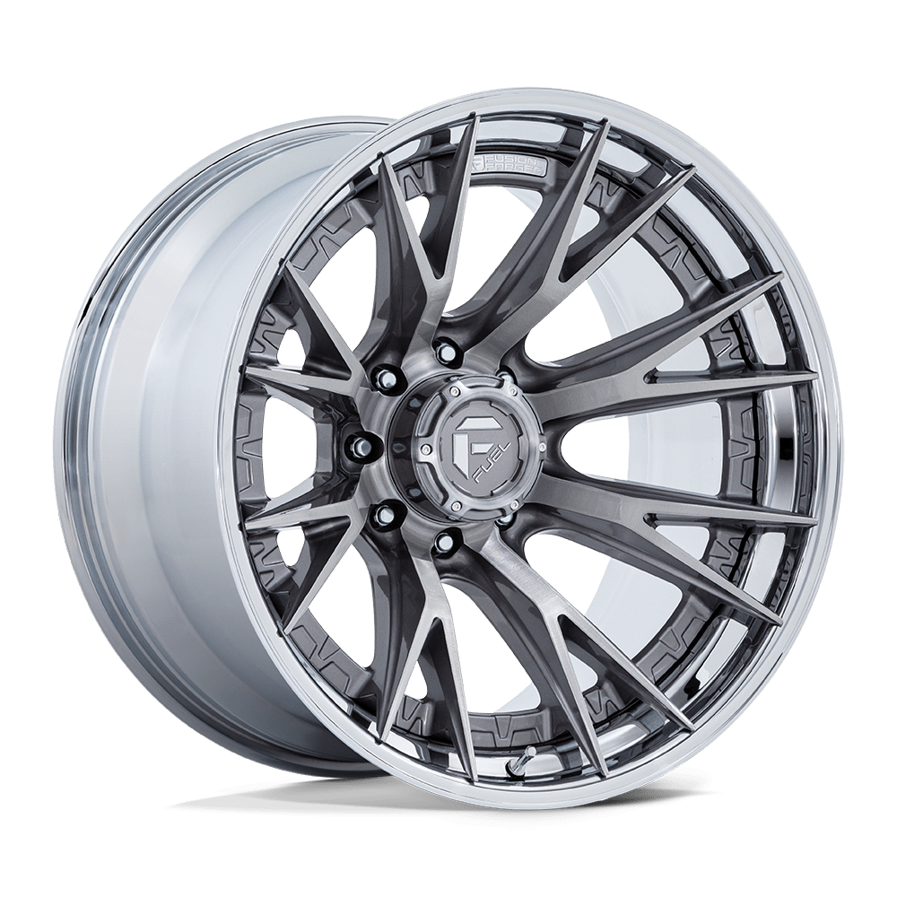 Fuel 1PC FC402 CATALYST PLATINUM WITH CHROME LIP 24X12