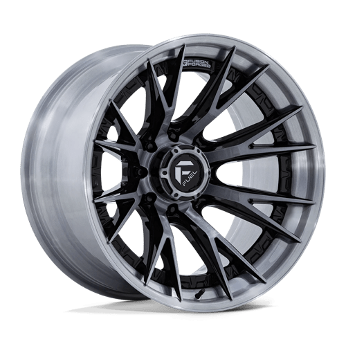 Fuel 1PC FC402 CATALYST GLOSS BLACK WITH BRUSHED GRAY TINT FACE & LIP 20X10