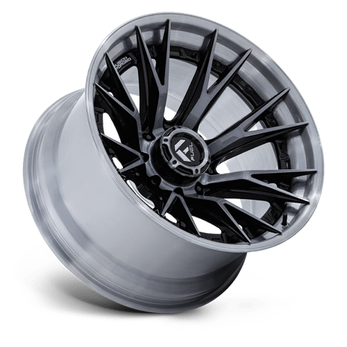 Fuel 1PC FC402 CATALYST GLOSS BLACK WITH BRUSHED GRAY TINT FACE & LIP 20X10