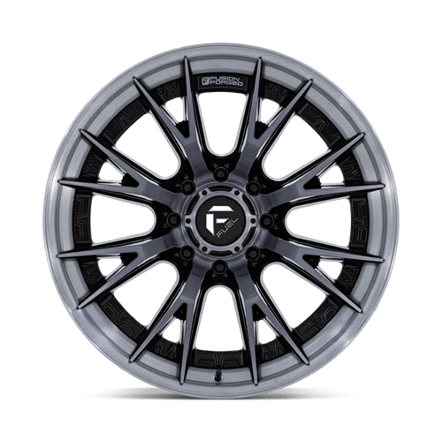 Fuel 1PC FC402 CATALYST GLOSS BLACK WITH BRUSHED GRAY TINT FACE & LIP 20X10