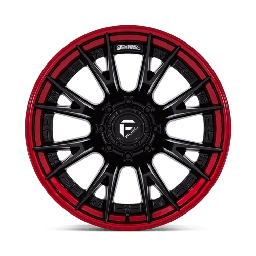 Fuel 1PC FC402 CATALYST MATTE BLACK WITH CANDY RED LIP 22X12