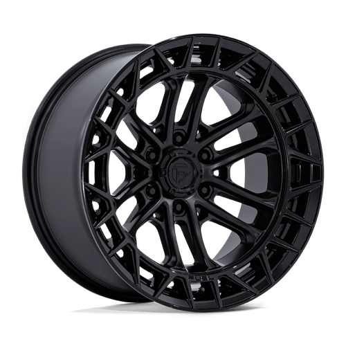 Fuel 1PC FC874 CELSIUS MATTE BLACK W/ GLOSS BLACK LIP 17X9