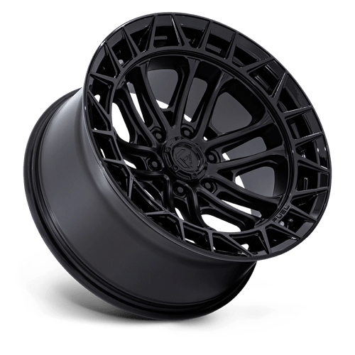 Fuel 1PC FC874 CELSIUS MATTE BLACK W/ GLOSS BLACK LIP 17X9