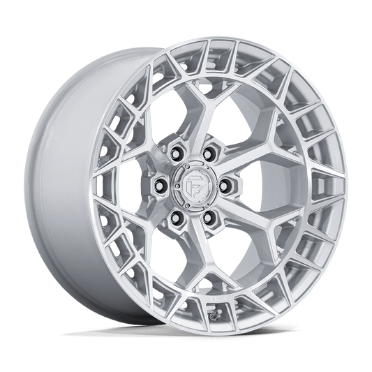Fuel 1PC FC873 CHARGER GLOSS SILVER W/ MACHINED FACE 22X9.5