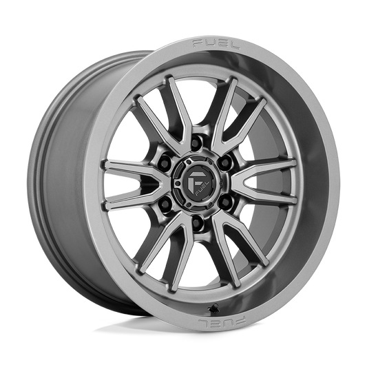 Fuel 1PC D789 CLASH GUN METAL 17X9