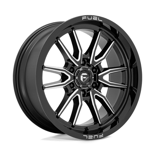 Fuel 1PC D761 CLASH GLOSS BLACK MILLED 20X9