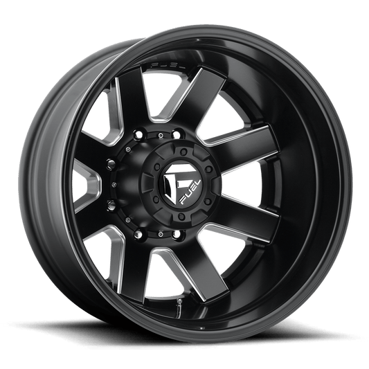Fuel 1PC D538 MAVERICK MATTE BLACK MILLED 20X8.25