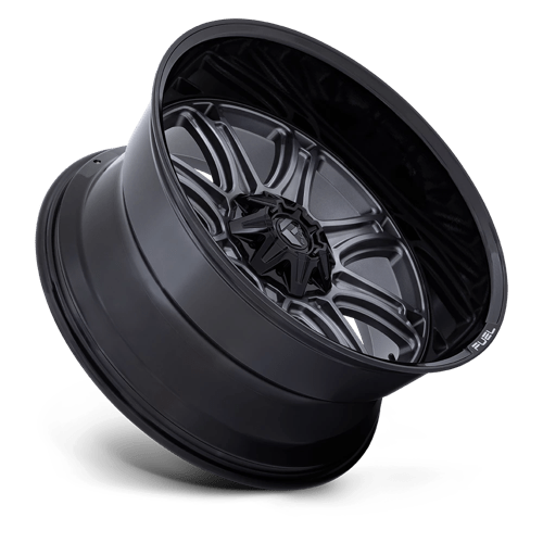 Fuel 1PC DARKSTAR MATTE GUNMETAL WITH BLACK LIP 22X9