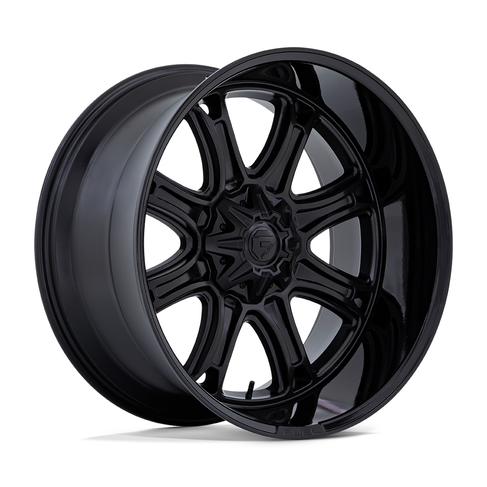 Fuel 1PC DARKSTAR MATTE BLACK WITH GLOSS BLACK LIP 24X12