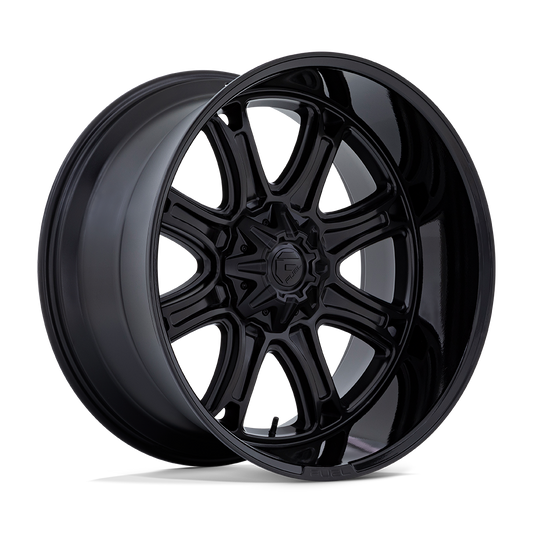 Fuel 1PC DARKSTAR MATTE BLACK WITH GLOSS BLACK LIP 24X12