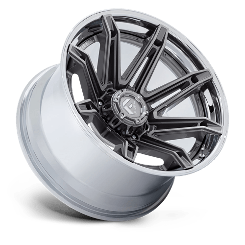 Fuel 1PC FC401 BRAWL PLATINUM WITH CHROME LIP 20X10