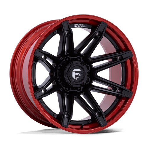Fuel 1PC FC401 BRAWL MATTE BLACK WITH CANDY RED LIP 22X12