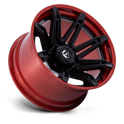 Fuel 1PC FC401 BRAWL MATTE BLACK WITH CANDY RED LIP 22X12