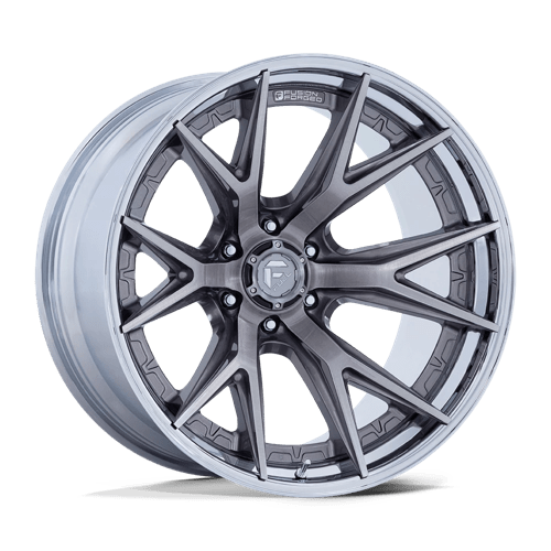 Fuel 1PC FC402 CATALYST PLATINUM WITH CHROME LIP 24X12