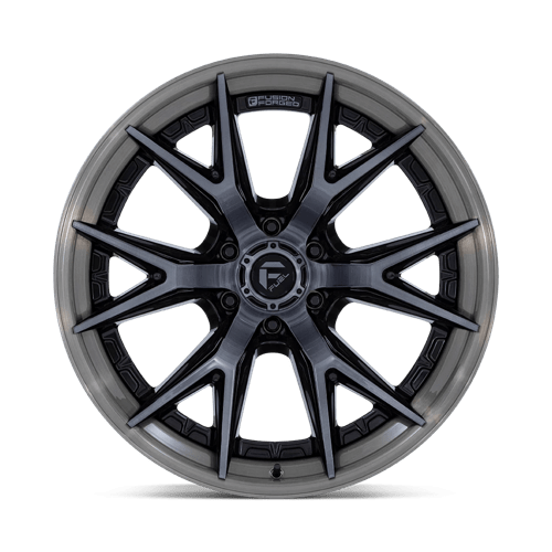 Fuel 1PC FC402 CATALYST GLOSS BLACK WITH BRUSHED GRAY TINT FACE & LIP 20X10