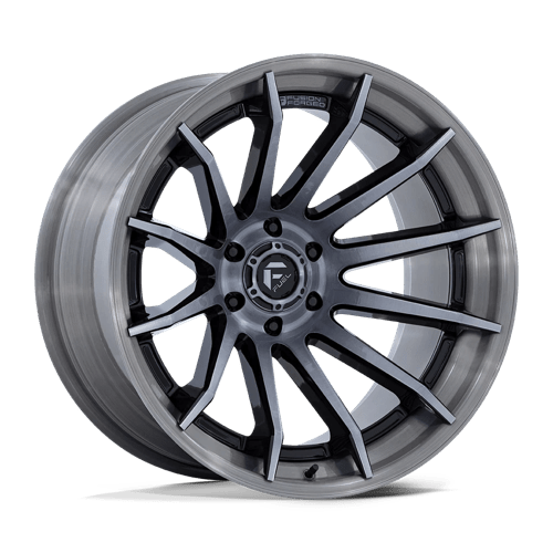 Fuel 1PC FC403 BURN GLOSS BLACK WITH BRUSHED GRAY TINT FACE & LIP 20X9