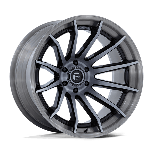 Fuel 1PC FC403 BURN GLOSS BLACK WITH BRUSHED GRAY TINT FACE & LIP 24X12