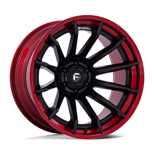 Fuel 1PC FC403 BURN MATTE BLACK WITH CANDY RED LIP 20X10