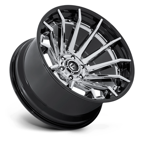 Fuel 1PC FC403 BURN CHROME WITH GLOSS BLACK LIP 20X9