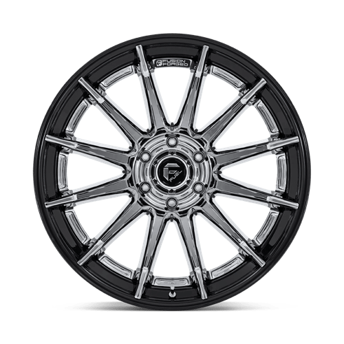 Fuel 1PC FC403 BURN CHROME WITH GLOSS BLACK LIP 20X9