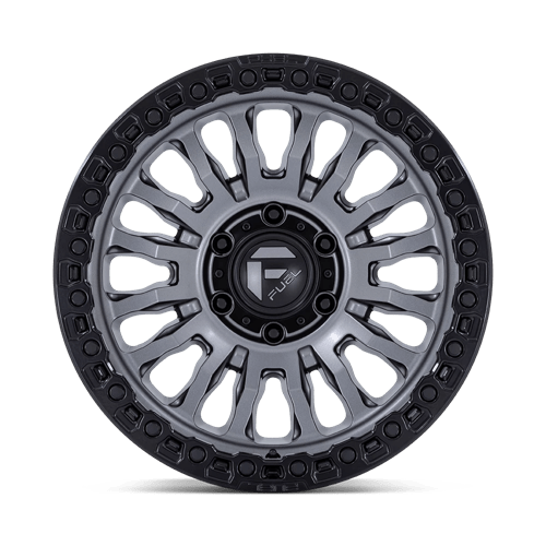 Fuel 1PC FC857 RINCON MATTE GUNMETAL WITH BLACK LIP 17X8.5