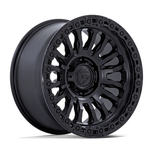 Fuel 1PC FC857 RINCON MATTE BLACK WITH GLOSS BLACK LIP 17X8.5