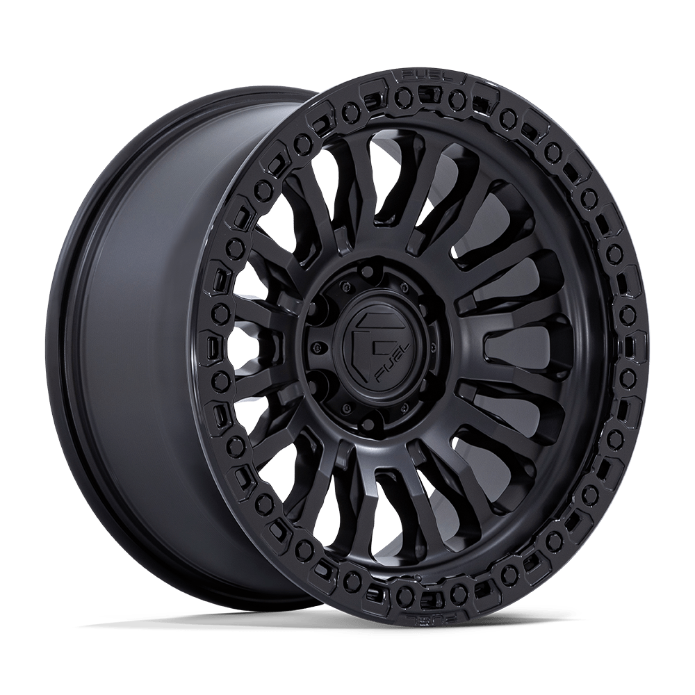 Fuel 1PC FC857 RINCON MATTE BLACK WITH GLOSS BLACK LIP 18X9