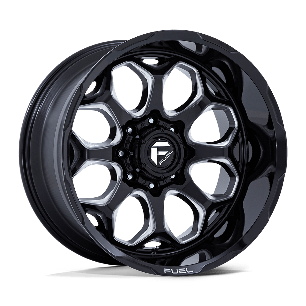 Fuel 1PC FC862 SCEPTER GLOSS BLACK MILLED 20X9