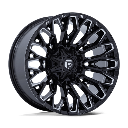 Fuel 1PC FC865 STRIKE GLOSS BLACK MILLED 22X12