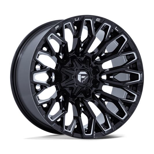 Fuel 1PC FC865 STRIKE GLOSS BLACK MILLED 22X10