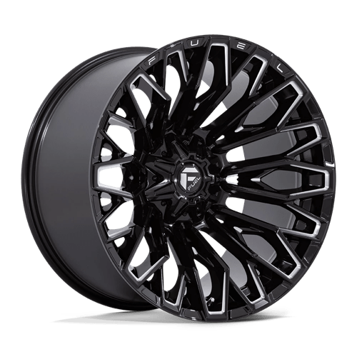 Fuel 1PC FC865 STRIKE GLOSS BLACK MILLED 22X12
