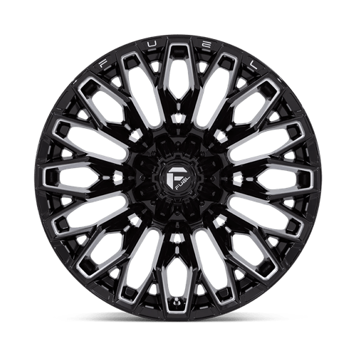 Fuel 1PC FC865 STRIKE GLOSS BLACK MILLED 22X12
