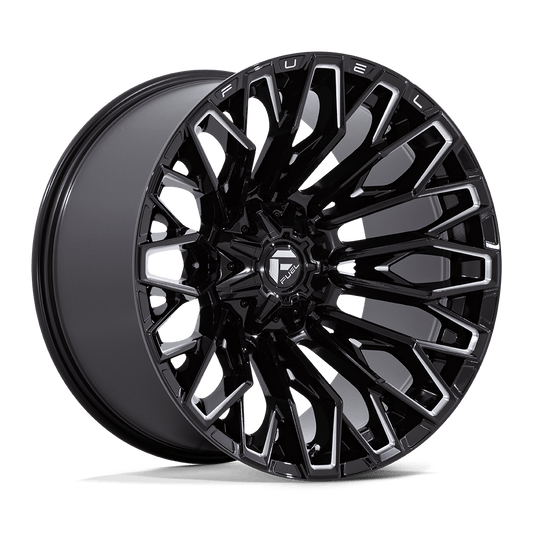 Fuel 1PC FC865 STRIKE GLOSS BLACK MILLED 22X12