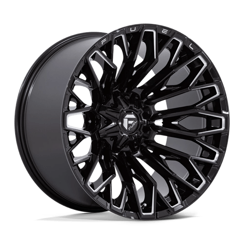Fuel 1PC FC865 STRIKE GLOSS BLACK MILLED 22X12
