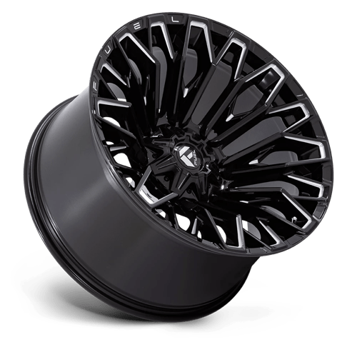 Fuel 1PC FC865 STRIKE GLOSS BLACK MILLED 22X12